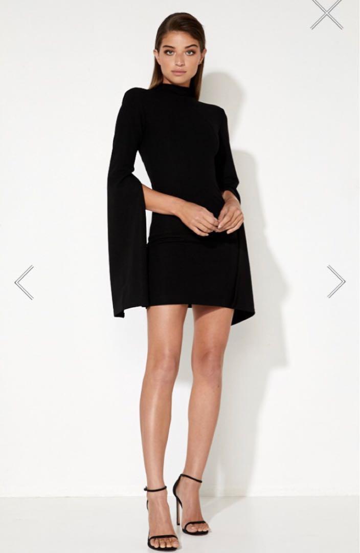MOSSMAN SENSE OF MYSTERY DRESS (BLACK) - SIZE 10 photo 9