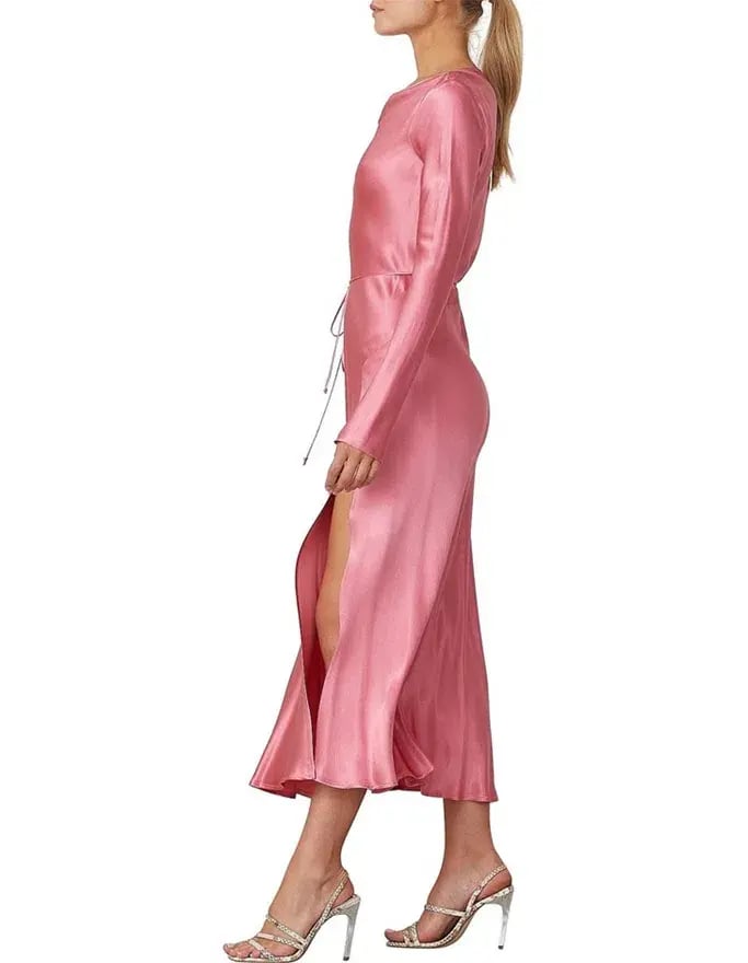 Bec & Bridge Vision of Love Long Sleeve Dress Pink Size 8 photo 2