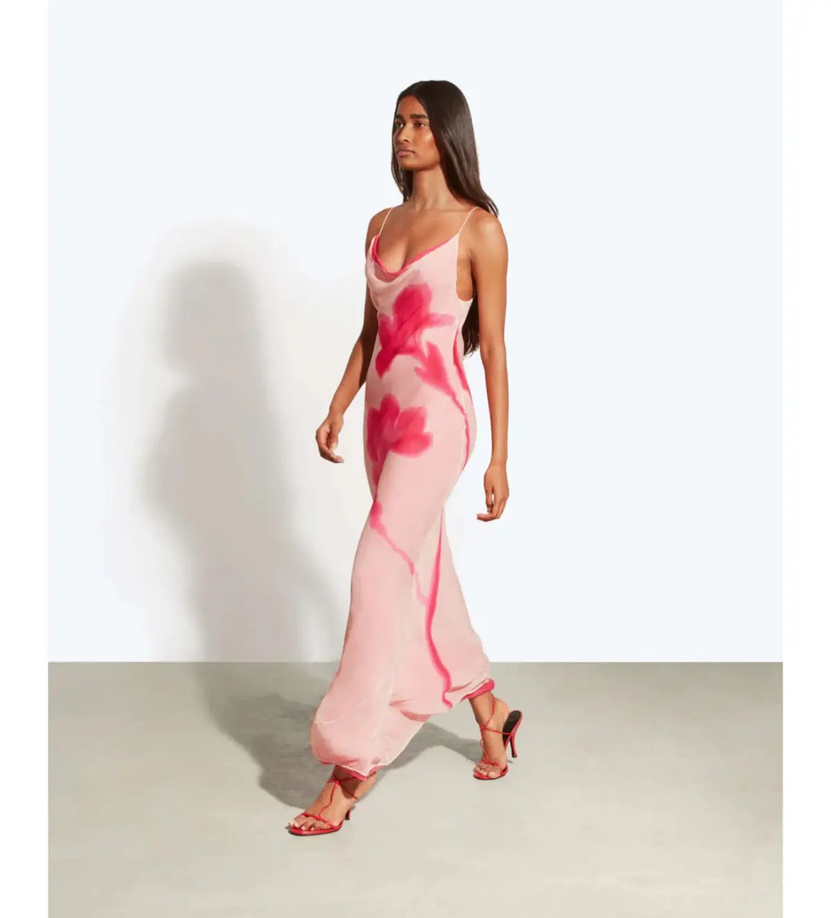 Rat and Boa Corali Maxi Dress in Pink Floral Size M / AU 10 photo 2