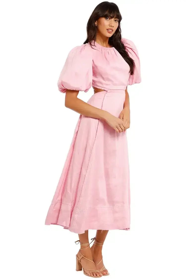 AJE Serendipity Cut Out Dress in Musk Size 12 photo 2
