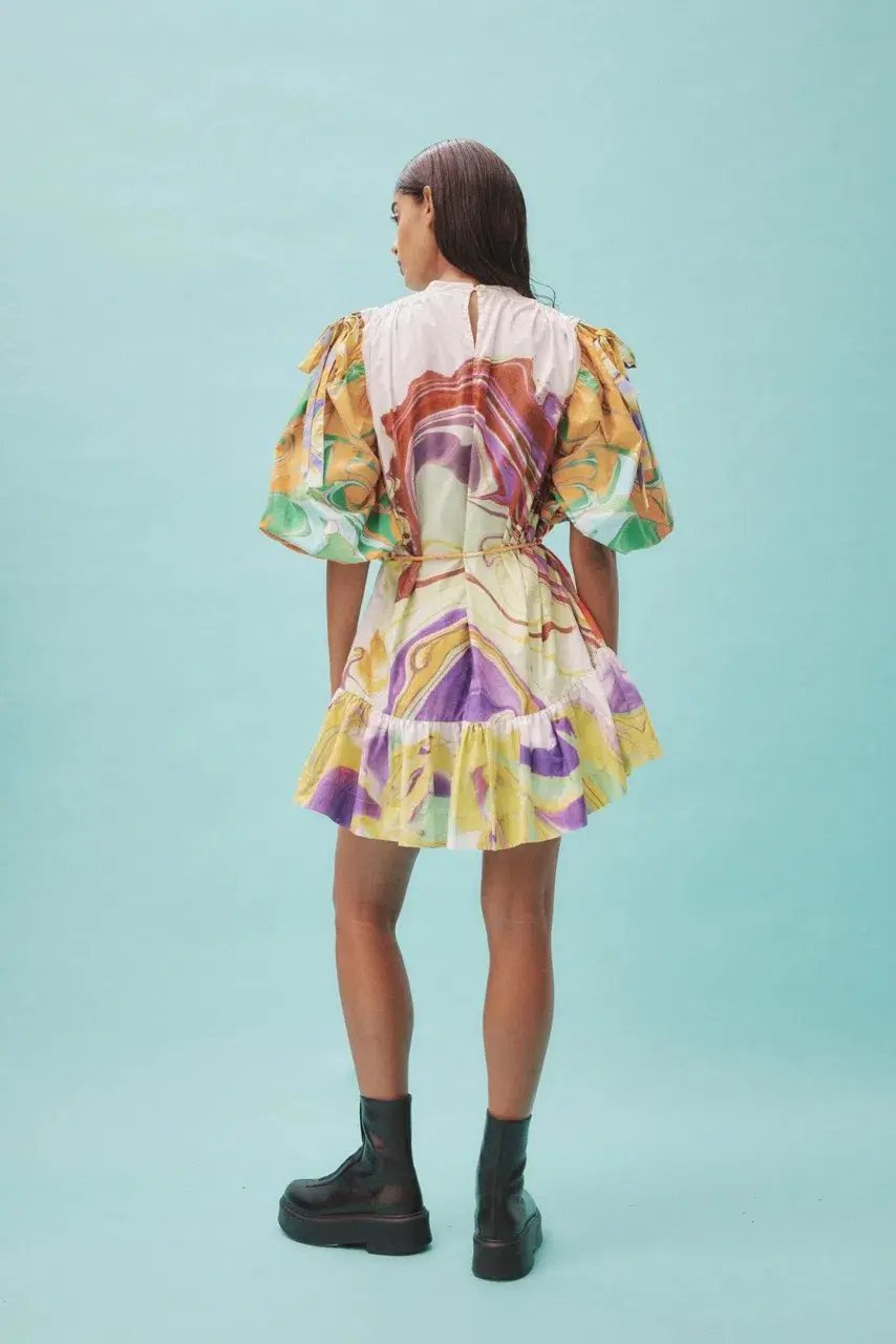 ALEMAIS Luca Mini Dress Multi Size 6 Au photo 6