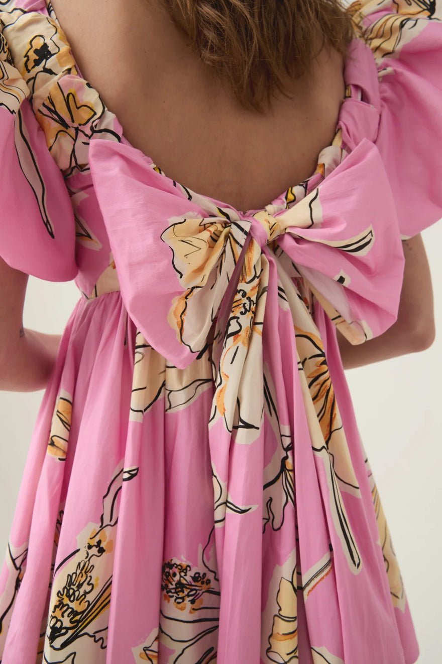 Aje Gretta Bow Back Mini Dress photo 3