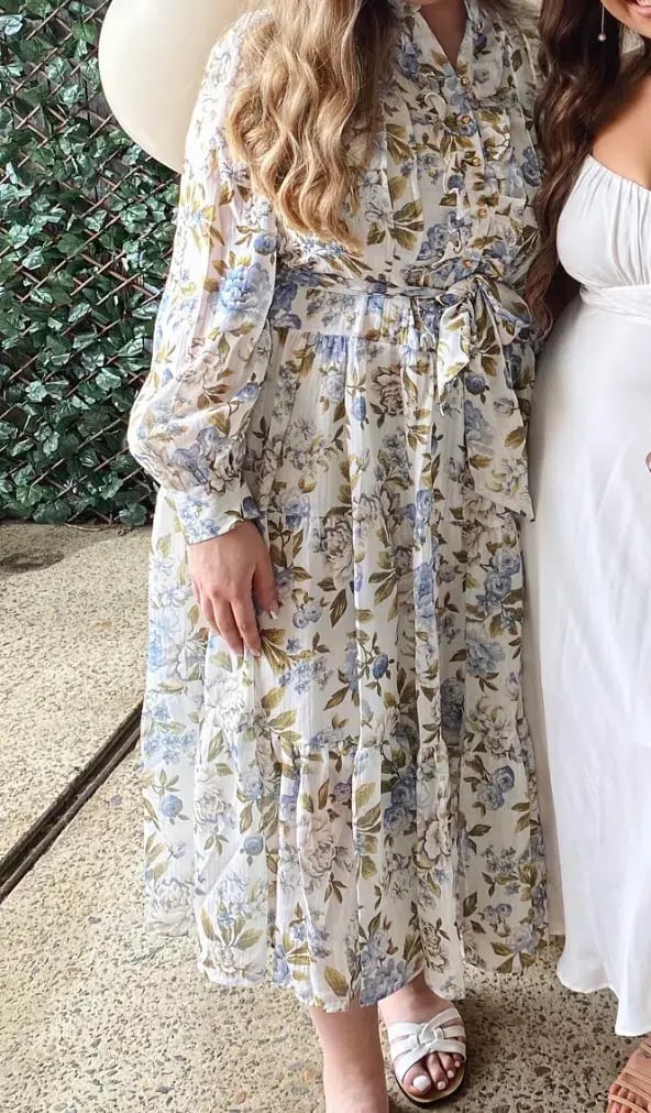 Sheike Mabel Floral Maxi Dress Print Size 16 photo 2