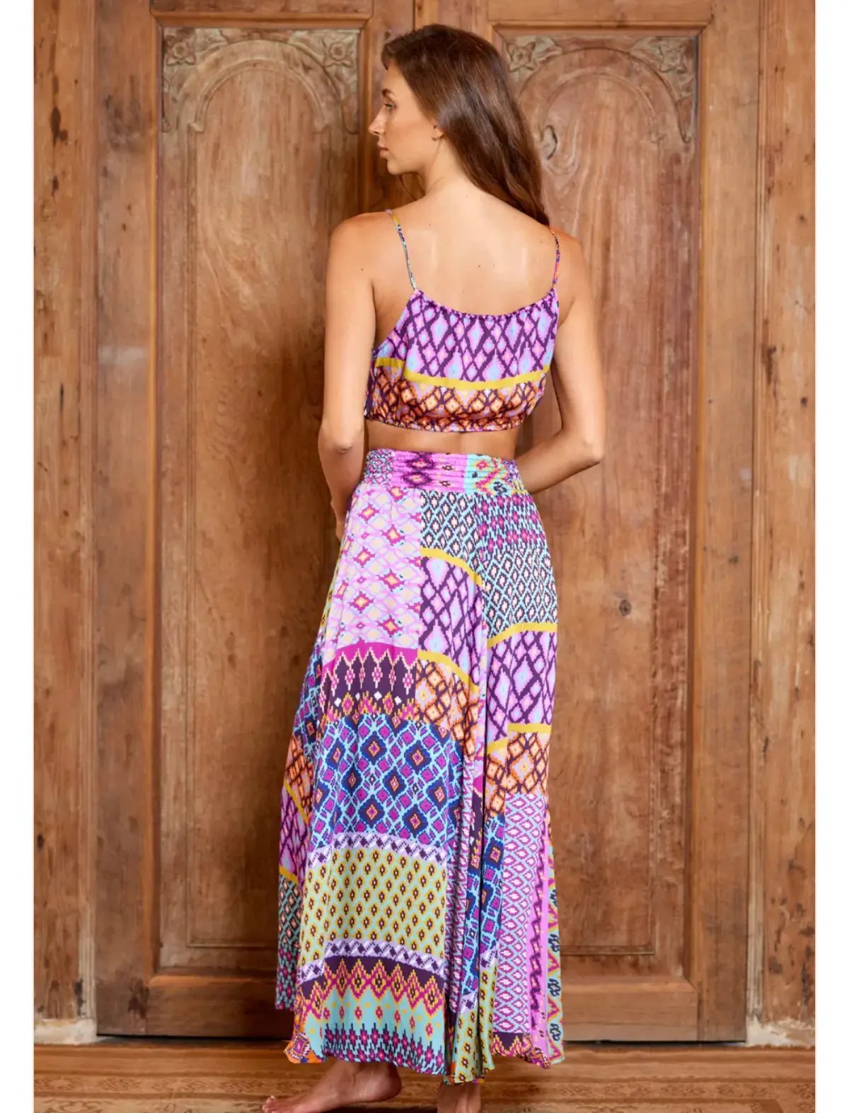Tiger lily Utopia Skirt and Crop Set Multi Print Size 6 photo 2