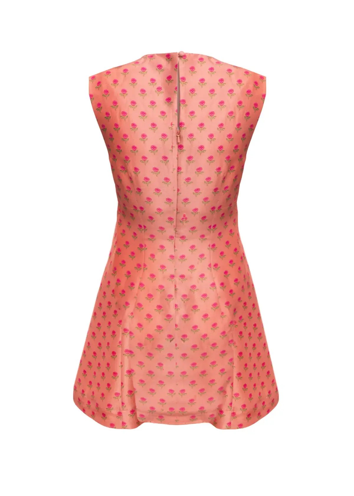 Lovaan Harper Rose Dress Silk Tiny Rose Print Size 8 photo 5