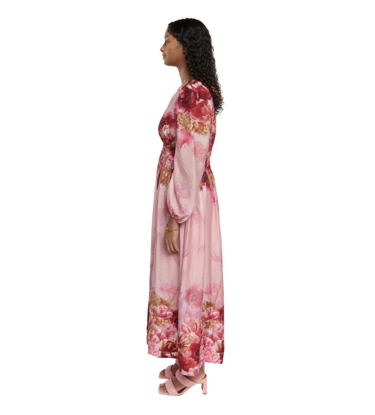 Sheike Swan Lake Dress Pink Print Size 16 photo 2