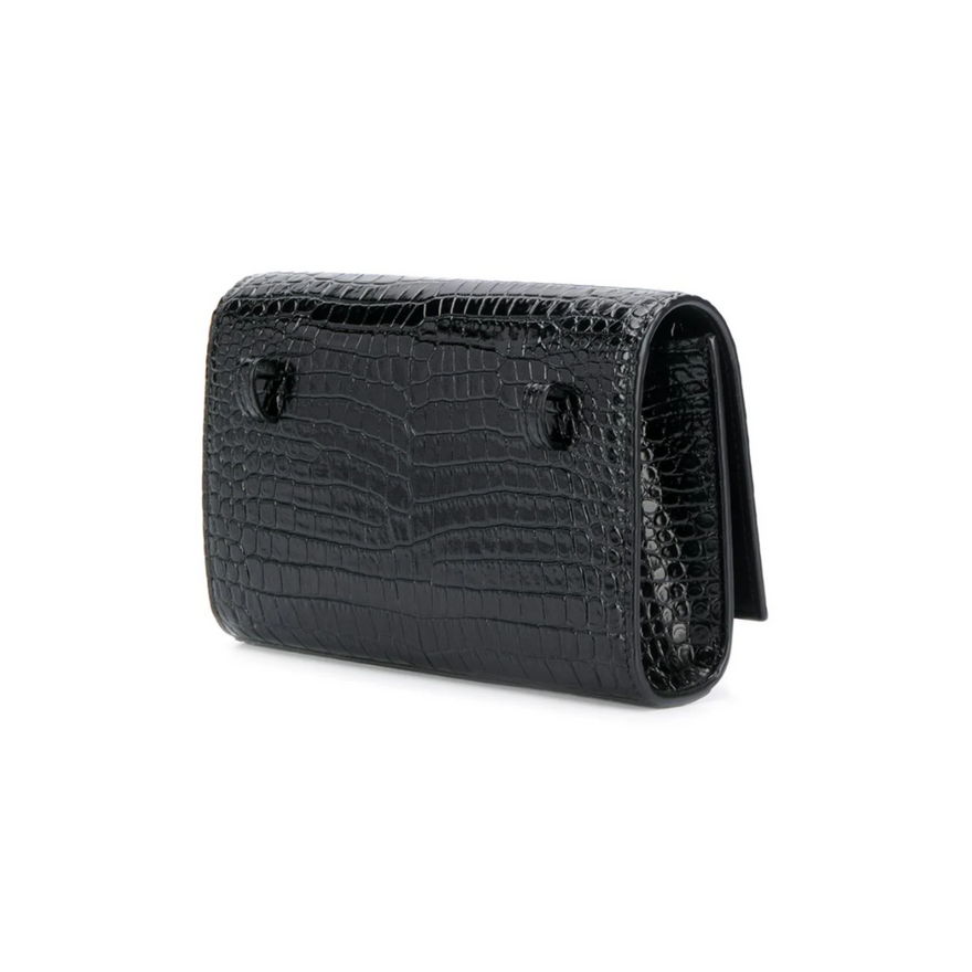 Saint Laurent Kate Crocodile Belt Bag photo 3