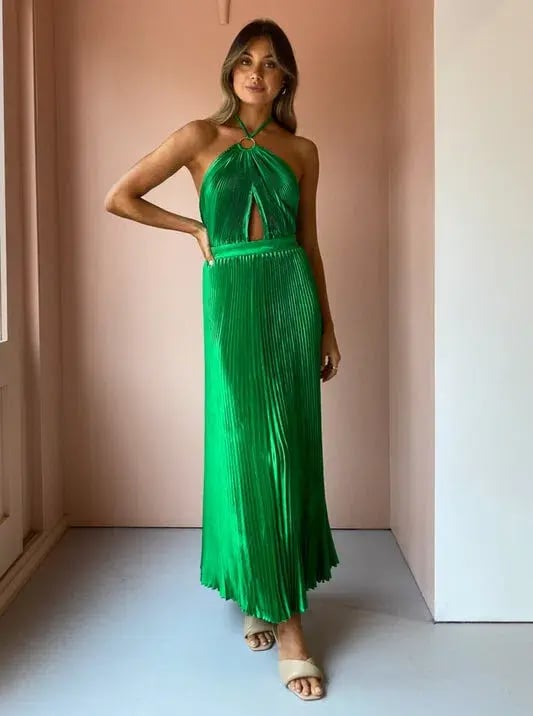 L'Idee Reveil Gown In Bright Green Size AU 8 photo 3