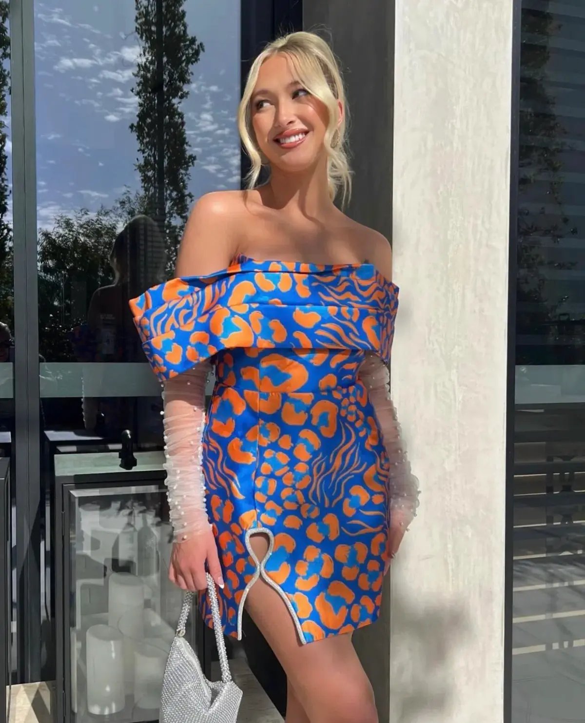 Eliya The Label Lola Mini Dress Print Size 8 photo 5