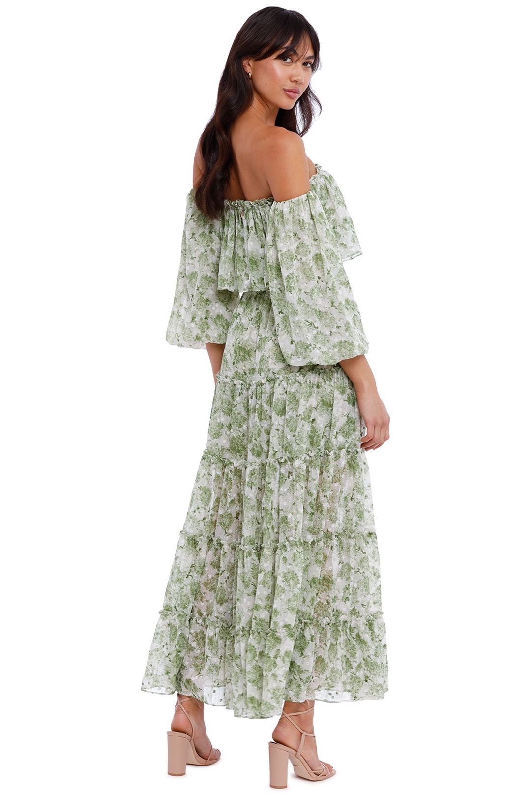 Cassandra Dress - Floral Green photo 5
