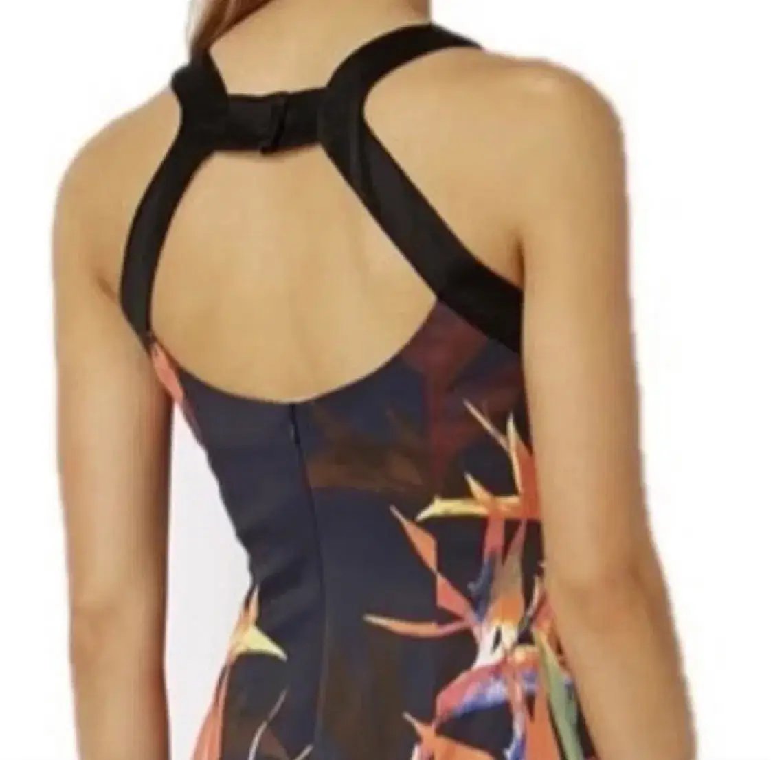 Karen Millen Bird of Paradise Pencil Dress Print Size 12 photo 2