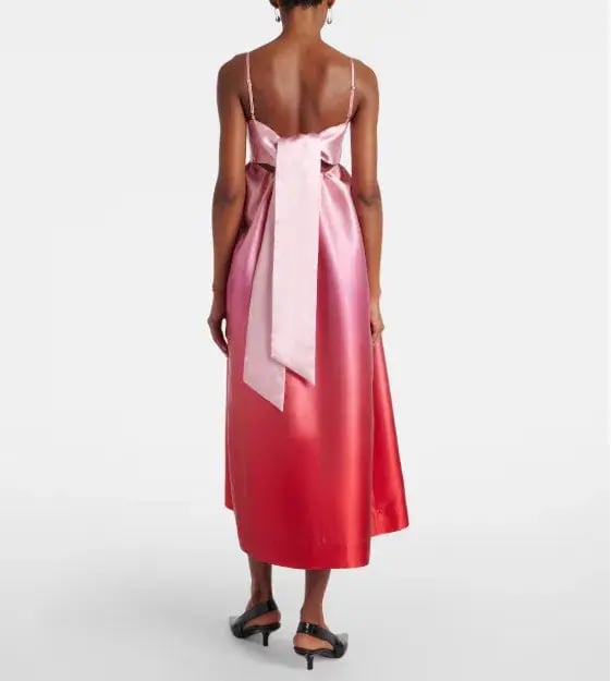 Alemais Inez Pink Ombre Midi Dress Size 8 photo 2