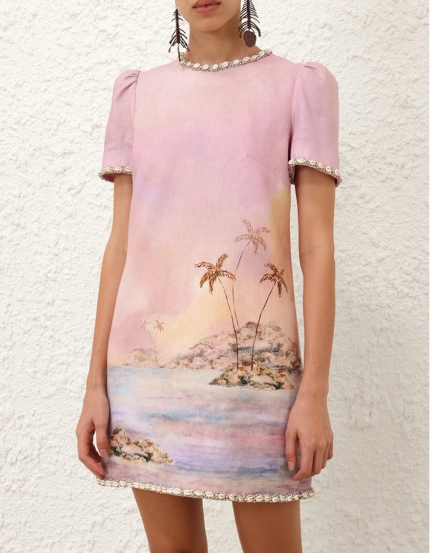 Zimmermann Dawning Embellished Mini Dress photo 3
