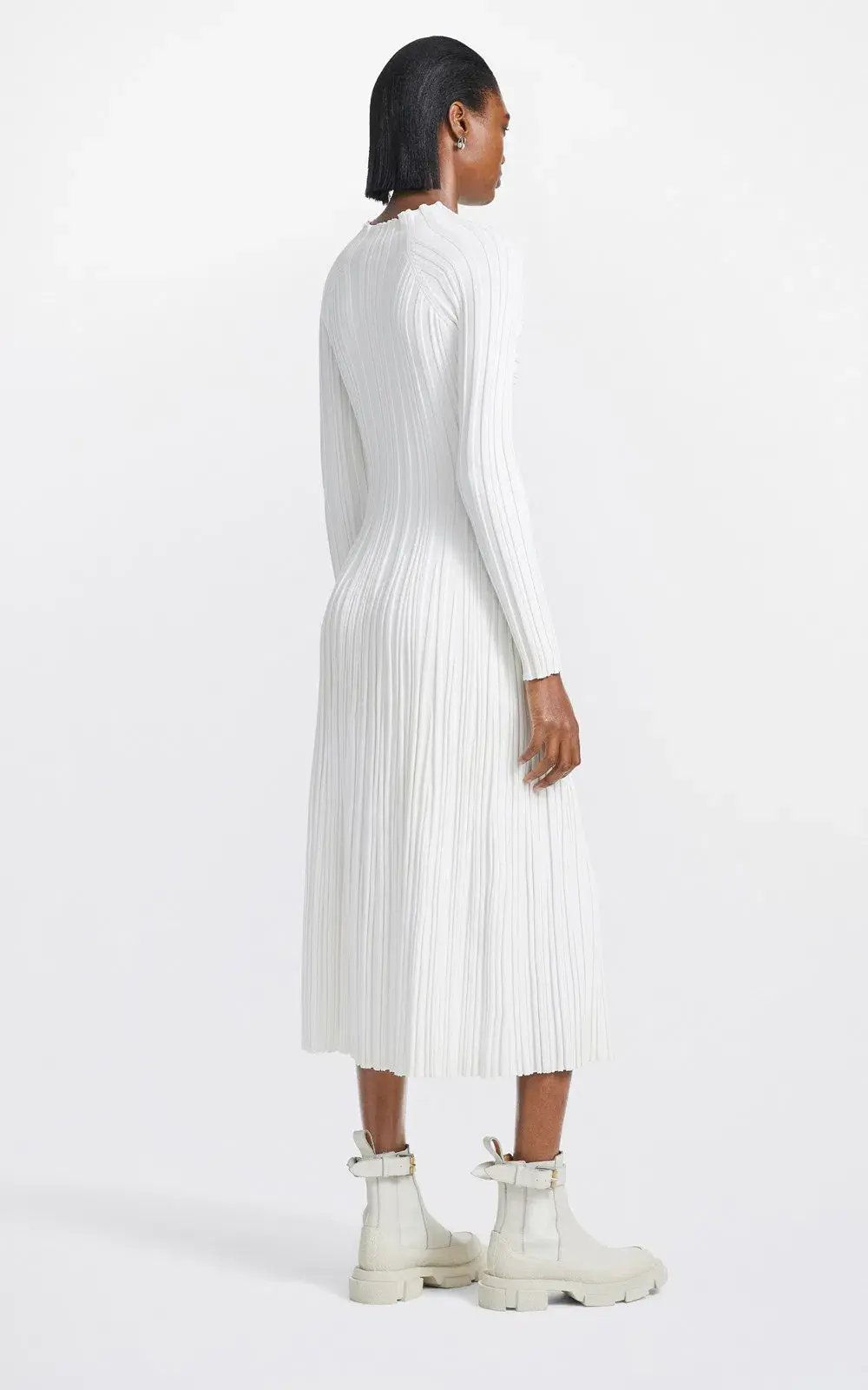 Dion Lee Lung Twist Dress White Size 8 photo 4