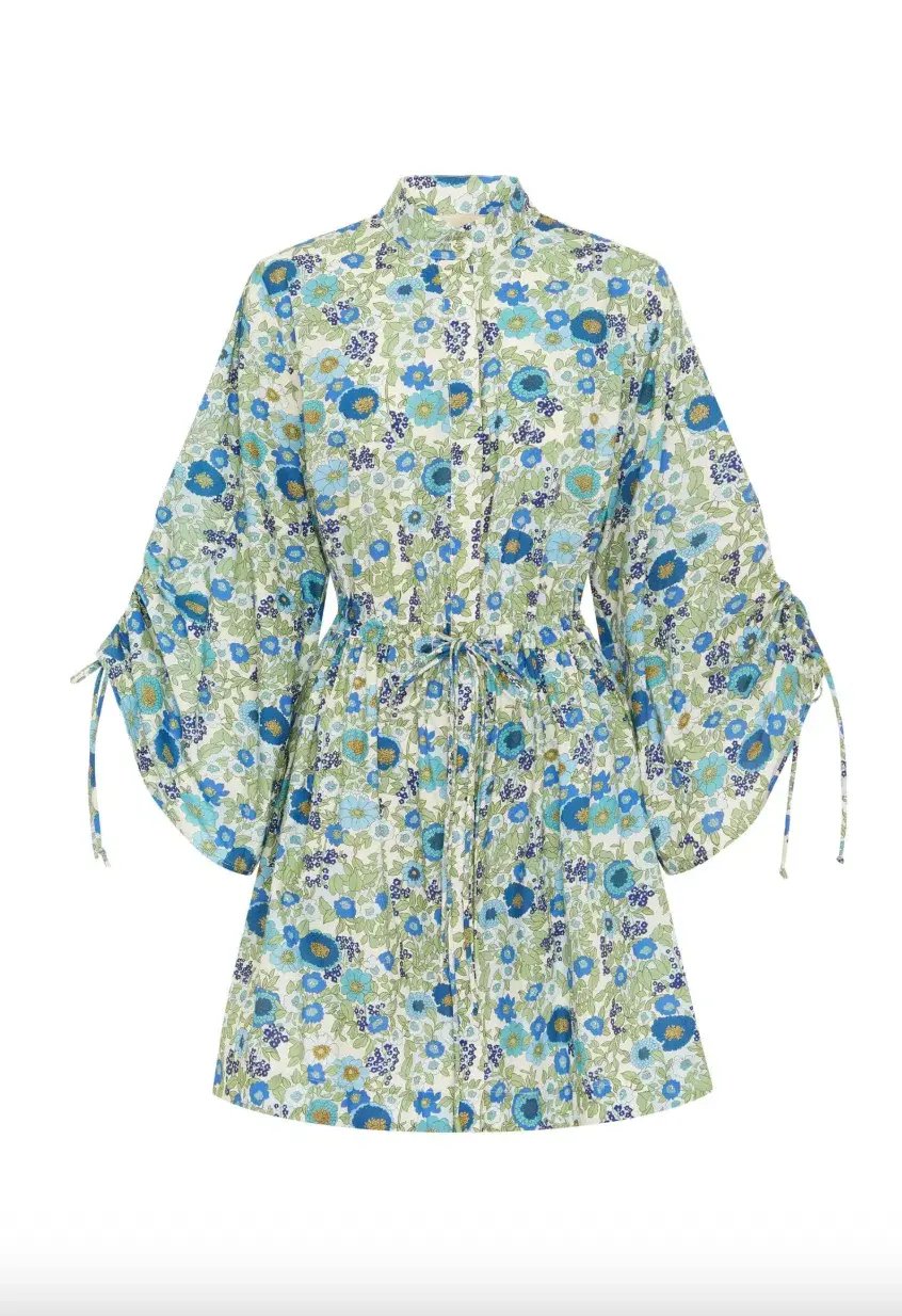Alémais Pam Mini Dress Floral Size 16 photo 5