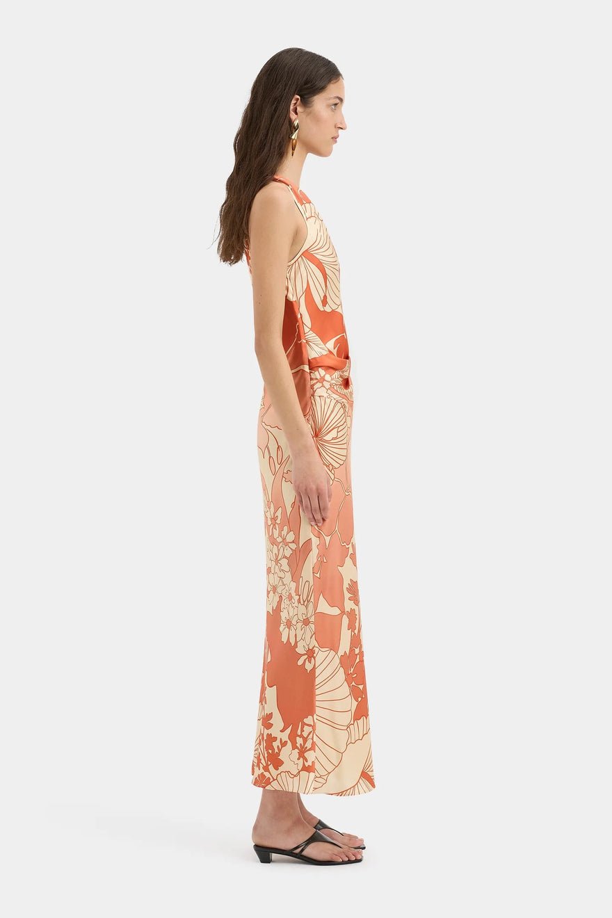 Sir The Label Como Asymmetric Dress - Paradiso Print photo 2
