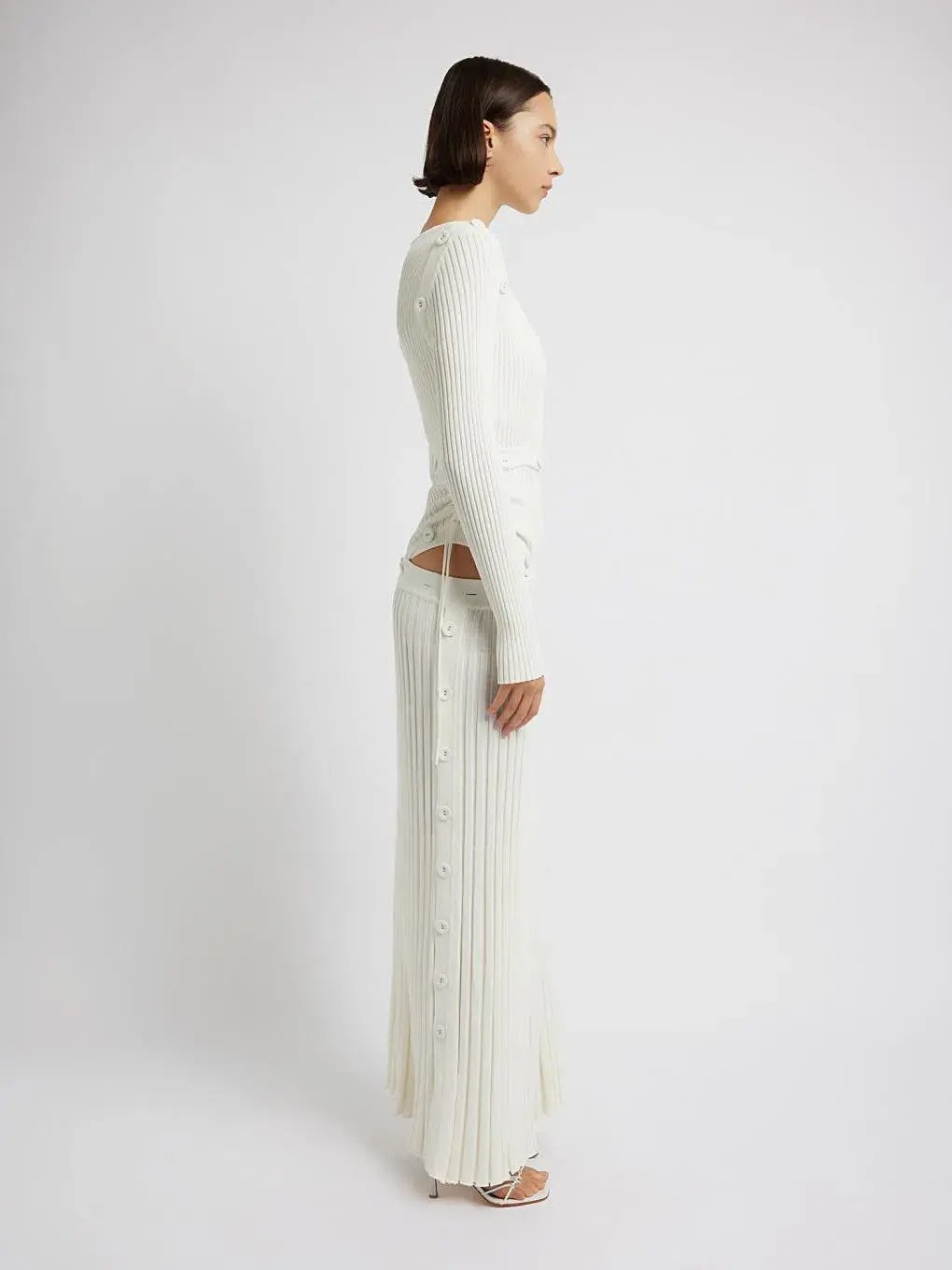 Christopher Esber Deconstruct Dress White photo 3