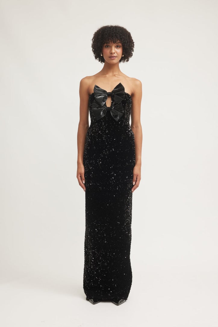 Tojha Harlynne Dress - Black Sequin photo 3