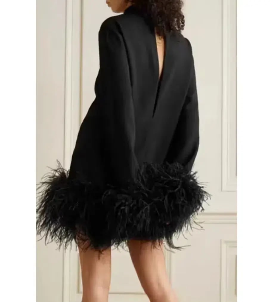 Rachel Gilbert Pietro Mini Dress Black Size 12 photo 2