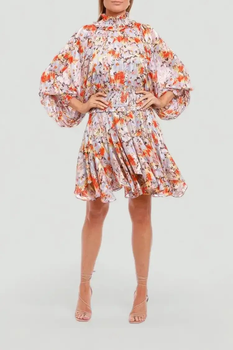 Elliatt Carbeen Mini Dress Floral Size 10 photo 2