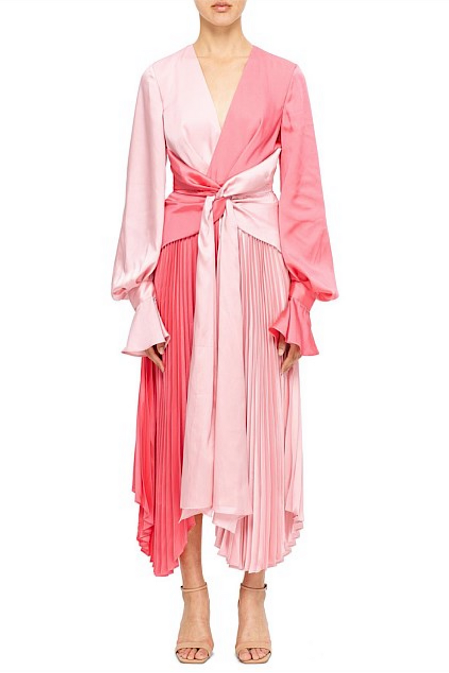 Acler Empire Dress In Pink photo 2
