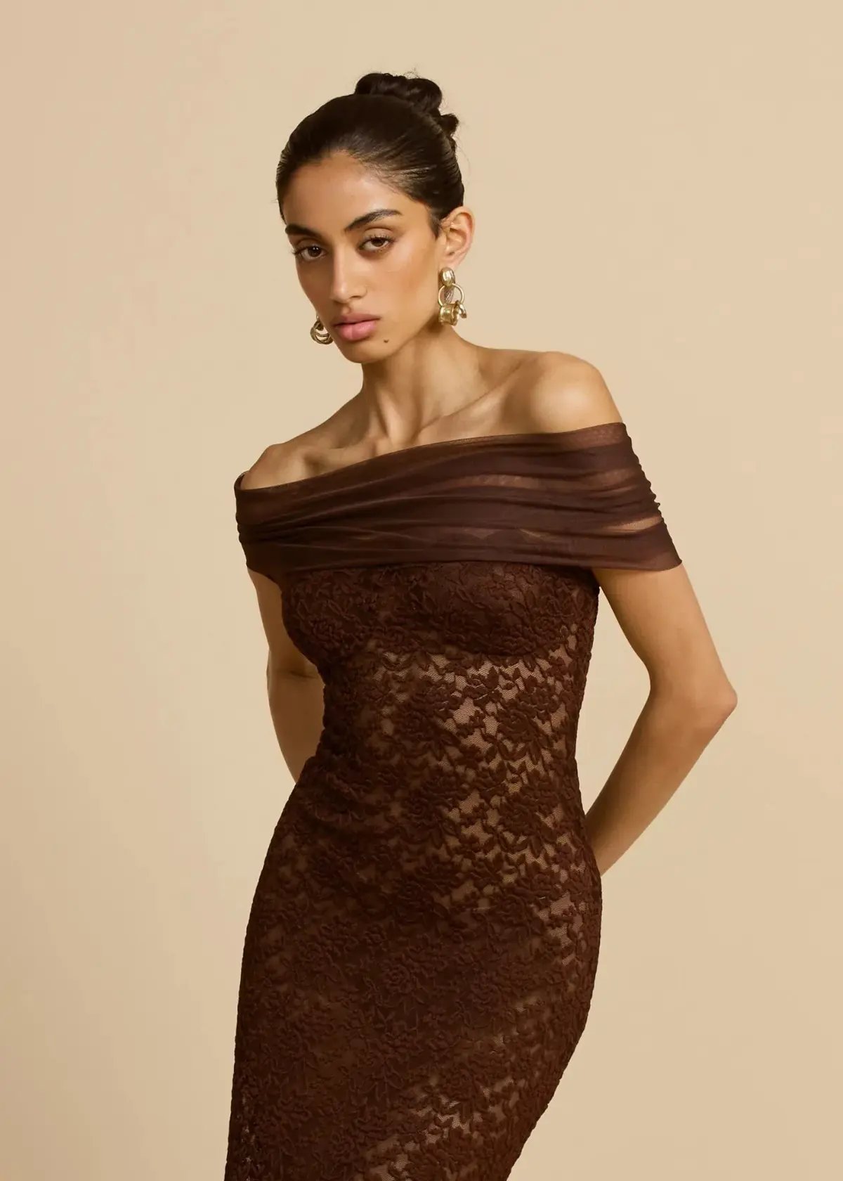 Arcina Ori Milana Dress in Chocolate Size M/AU10 photo 5
