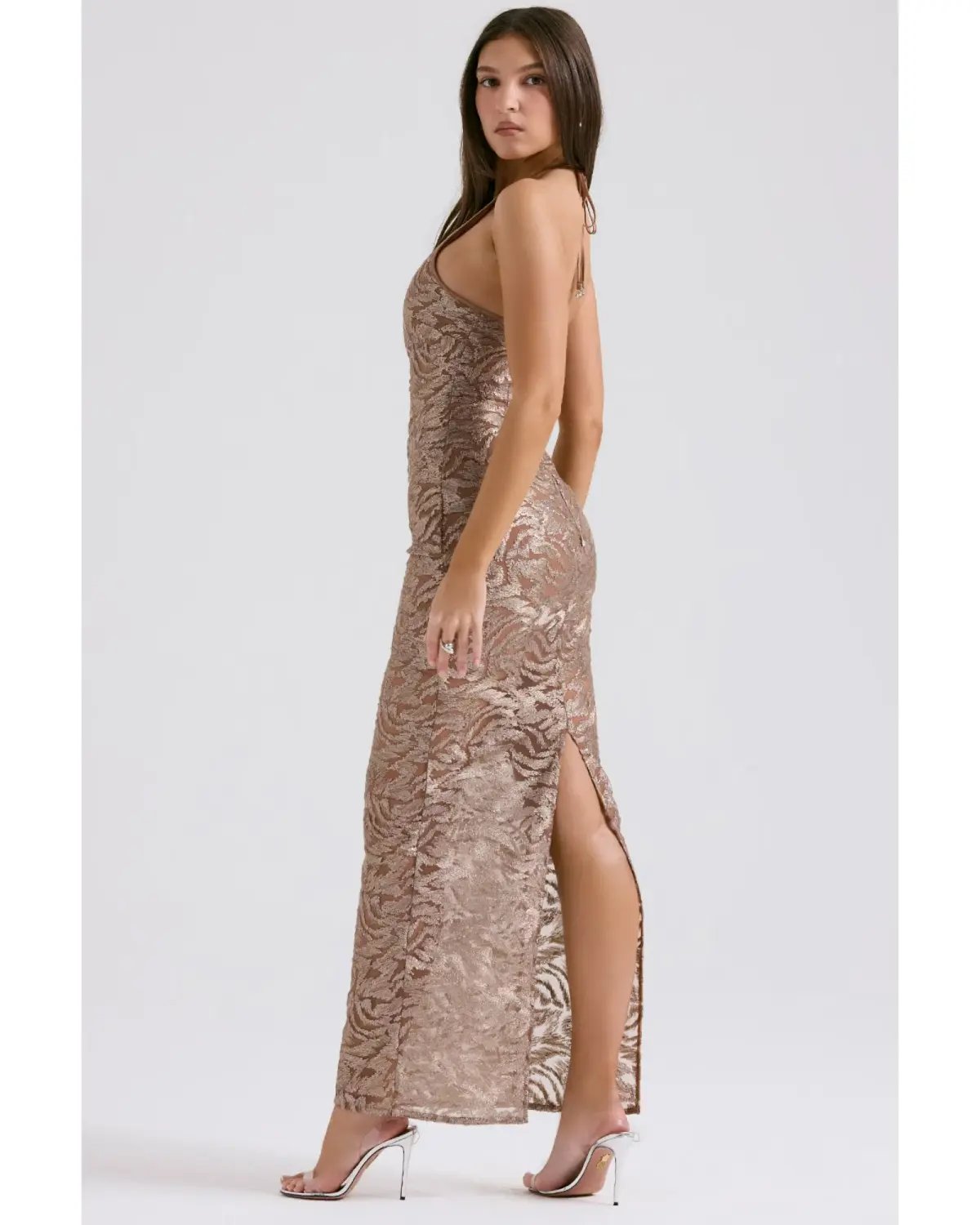House of CB Giada Dress Rose Gold Size XS / AU 6 photo 3