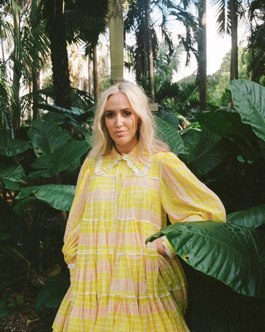 Aje Wilderness Smock Dress Print Size 6 photo 7