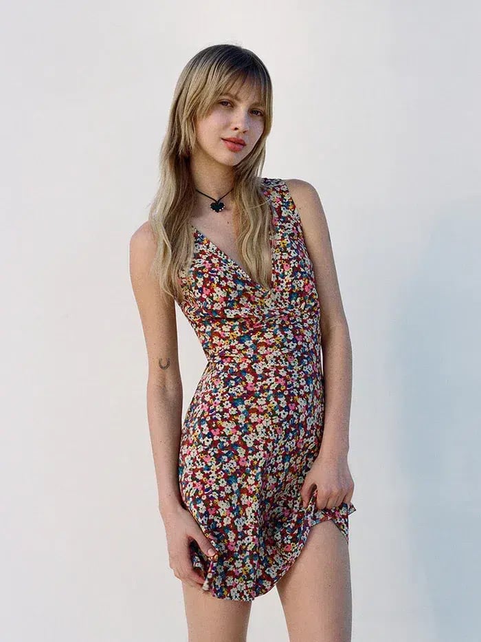 Realisation Par The Isabelli Mini Dress in Heaven Floral Size S / AU 8 photo 2