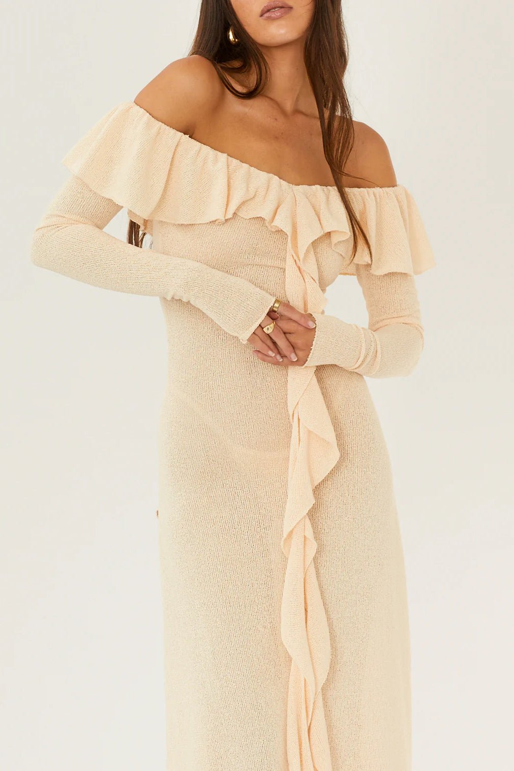 ARCINA ORI MILA DRESS - BUTTER CREAM photo 2