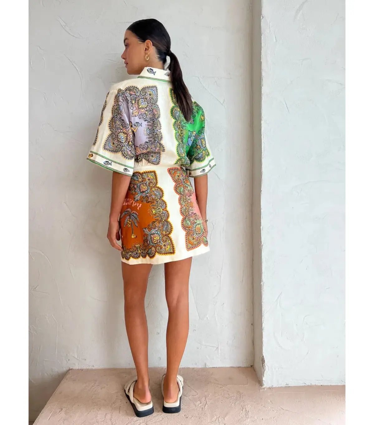 Alemais Trippy Troppo Mini Dress Multi Size AU 8 photo 4