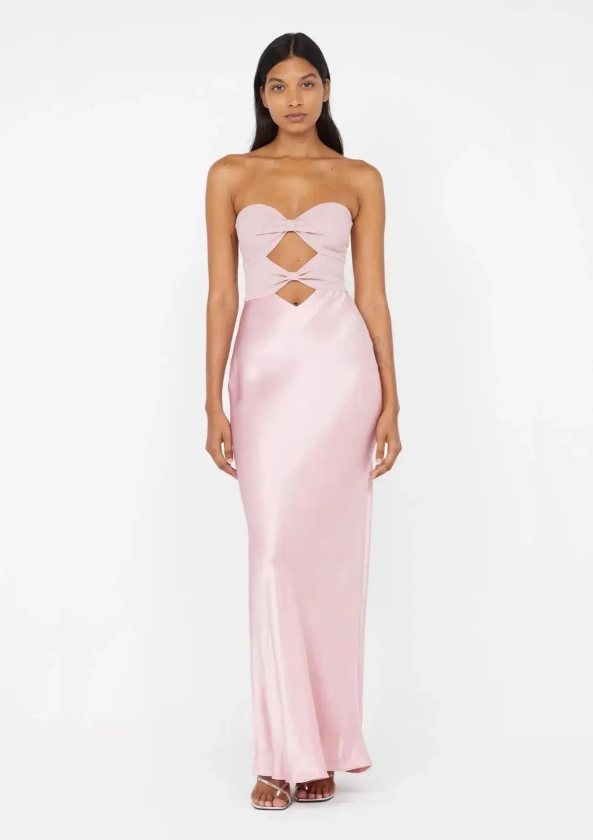 Bec & Bridge Halle Strapless Dress in Dusty Pink Size 6 photo 2