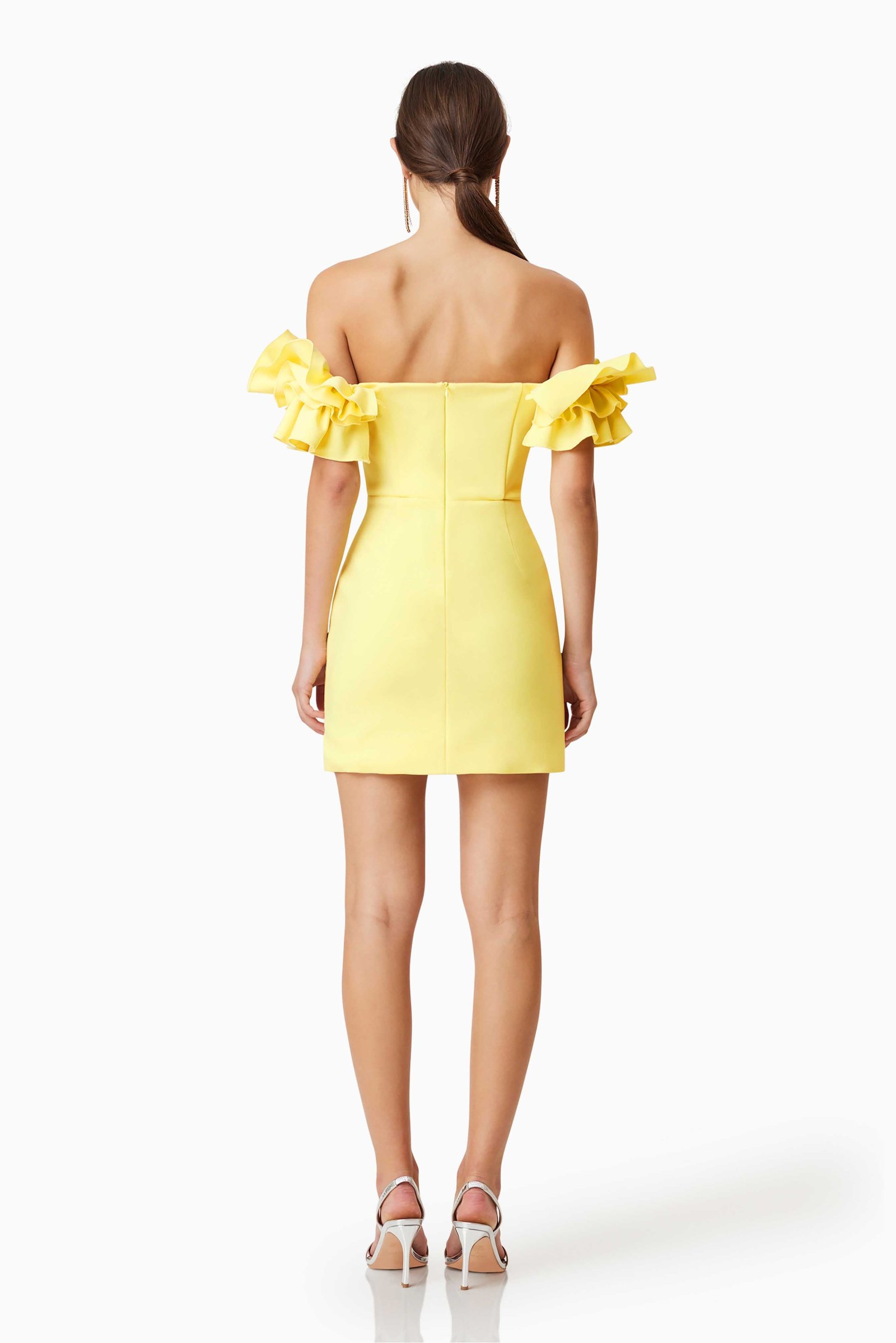 ELLIATT NOLA MINI DRESS - YELLOW photo 5