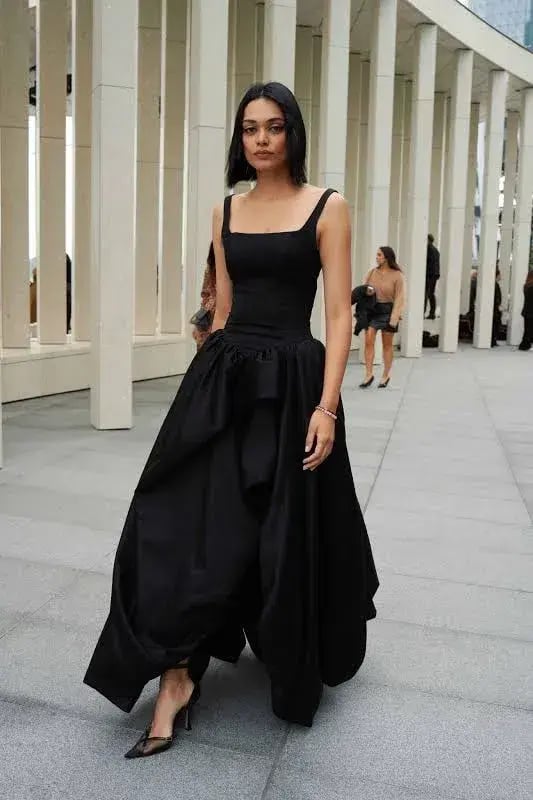 Aje Alani Gown | Black photo 3