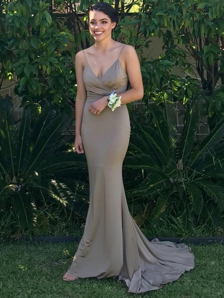 Elle Zeitoune champagne gown size 8 photo 2