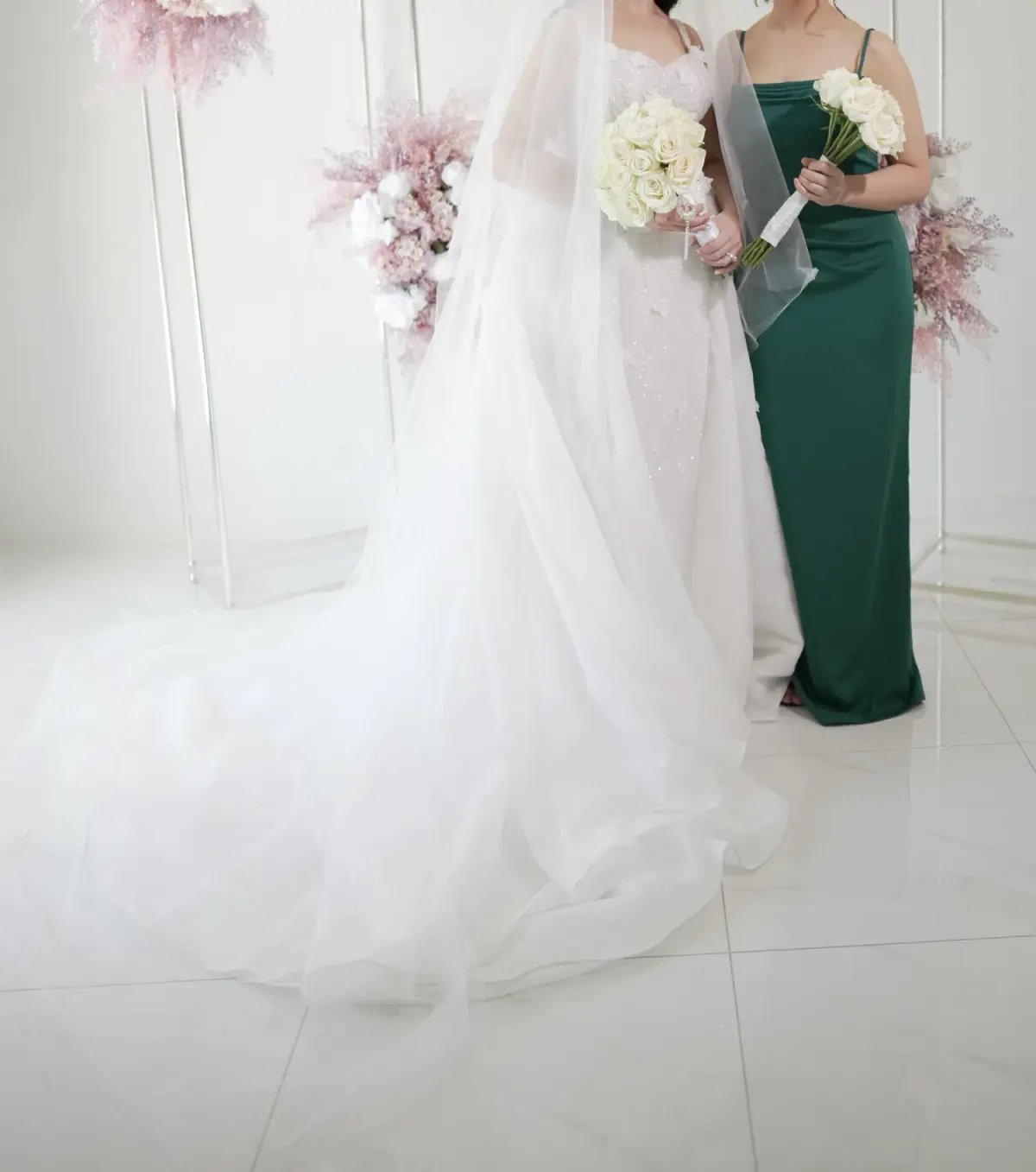 Pallas Couture Inspired Wedding Dress White Size 8 photo 2