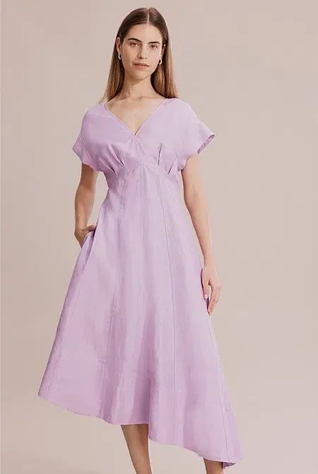 Country Road Panelled Midi Dress Lilac Size 8 photo 2