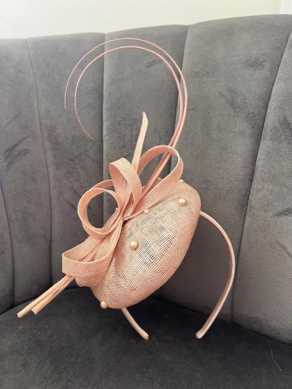 Melbourne Cup Day Best Dress - Thurley Utopia Lace Midi Dress in Seashell Pink with choice of 1 fascinator photo 6