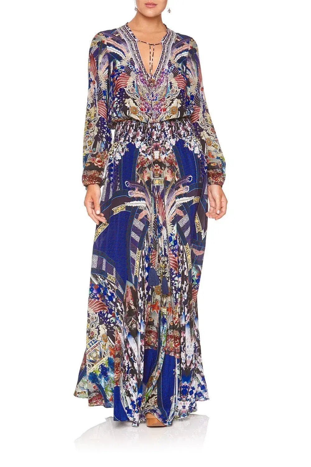 Camilla Darling's Destiny Shirred Relaxed Fit Dress Multi Size M/ AU 12 photo 3