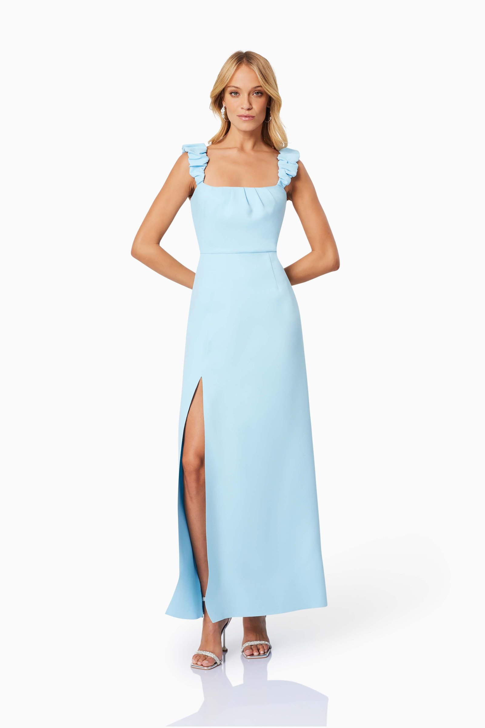 ELLIATT DESTINY MAXI DRESS - ICE BLUE photo 3