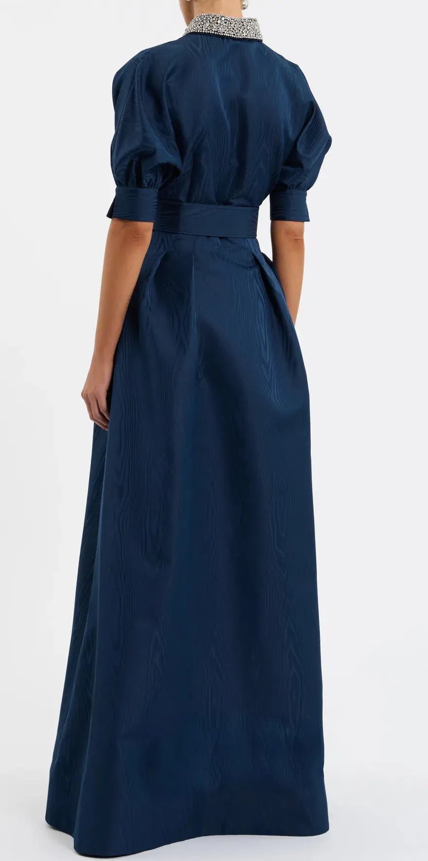 Rebecca Vallance Cielo Diamante Collar Gown Navy Size 14 photo 2