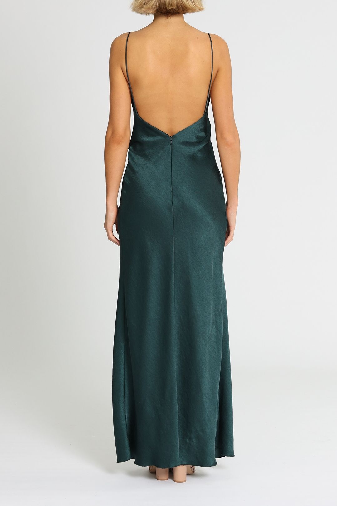 Bowery Slip Dress - Fitzgerald Green photo 3