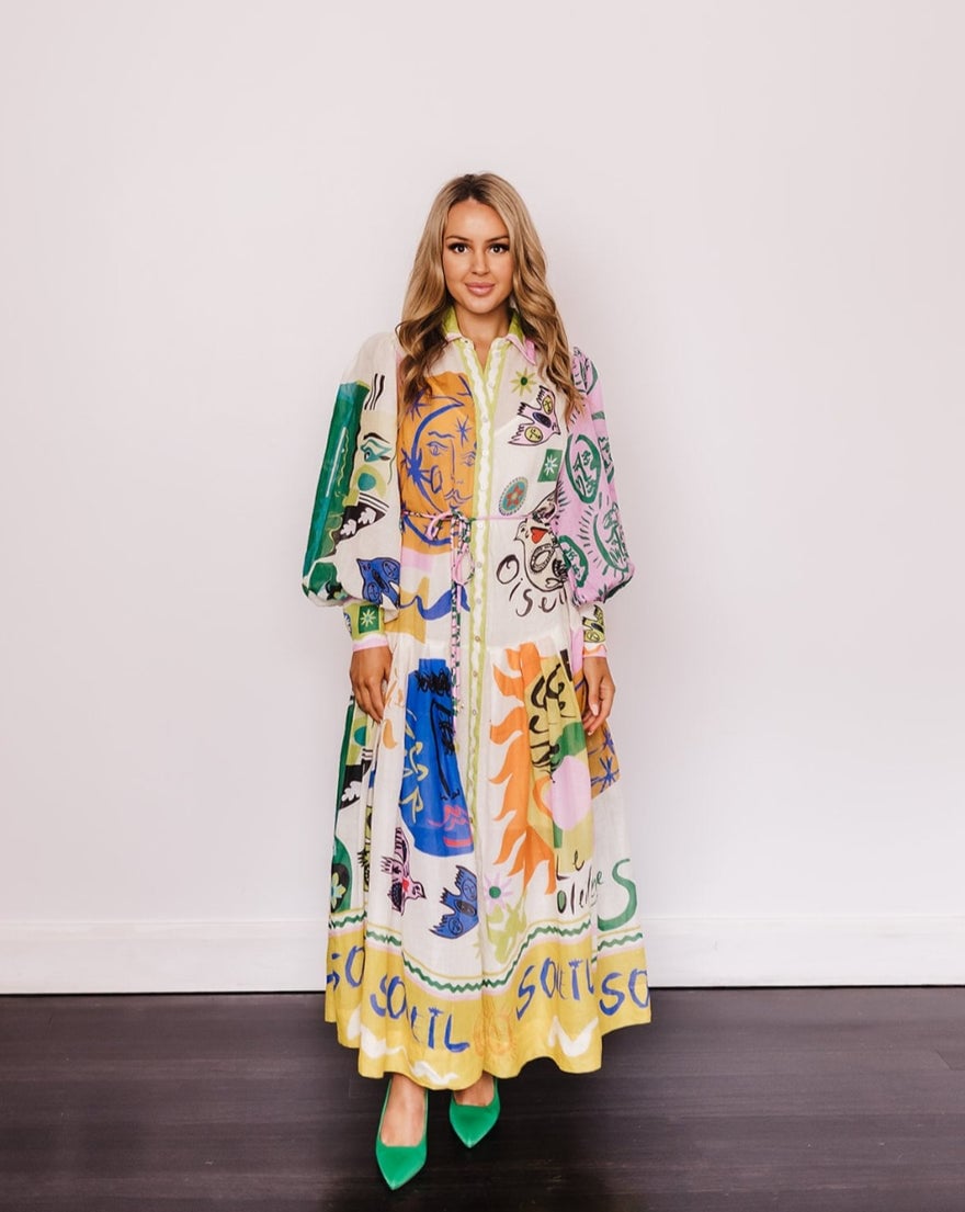 Alemais Soleil Patchwork Dress photo 2