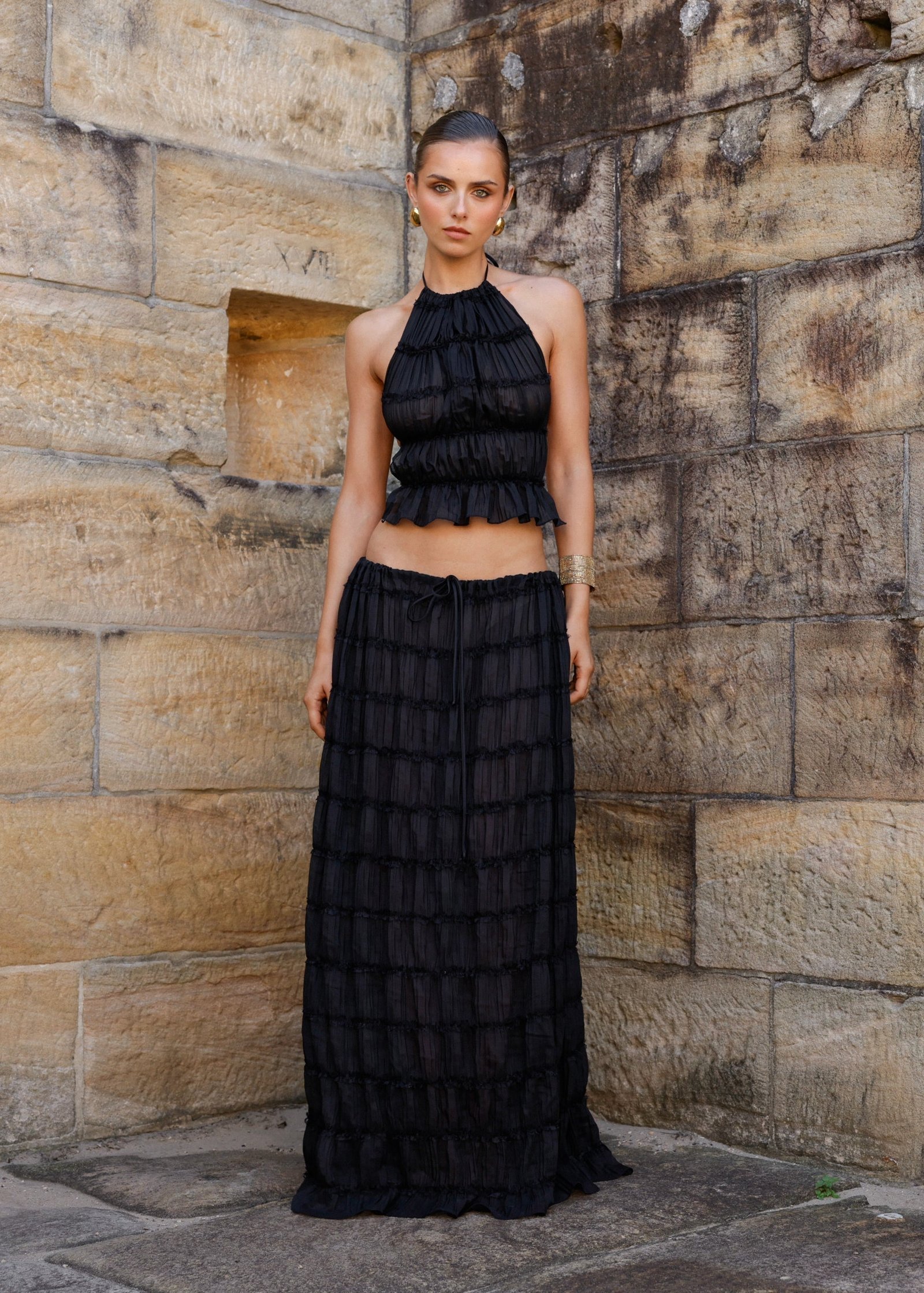 ARCINA ORI JULIETTE SKIRT - BLACK photo 7