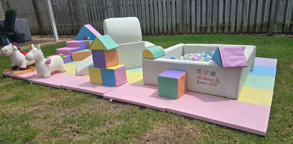 Hire Unicorn Pastel softplay package photo 4