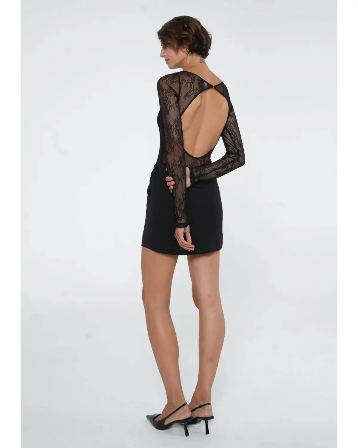 Benni Yana Lace Dress Black Size AU 6 photo 2