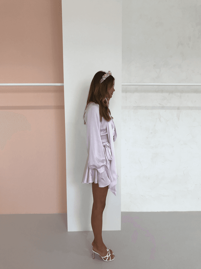Acler Doheny Mini Dress in Blush Size 6 photo 4