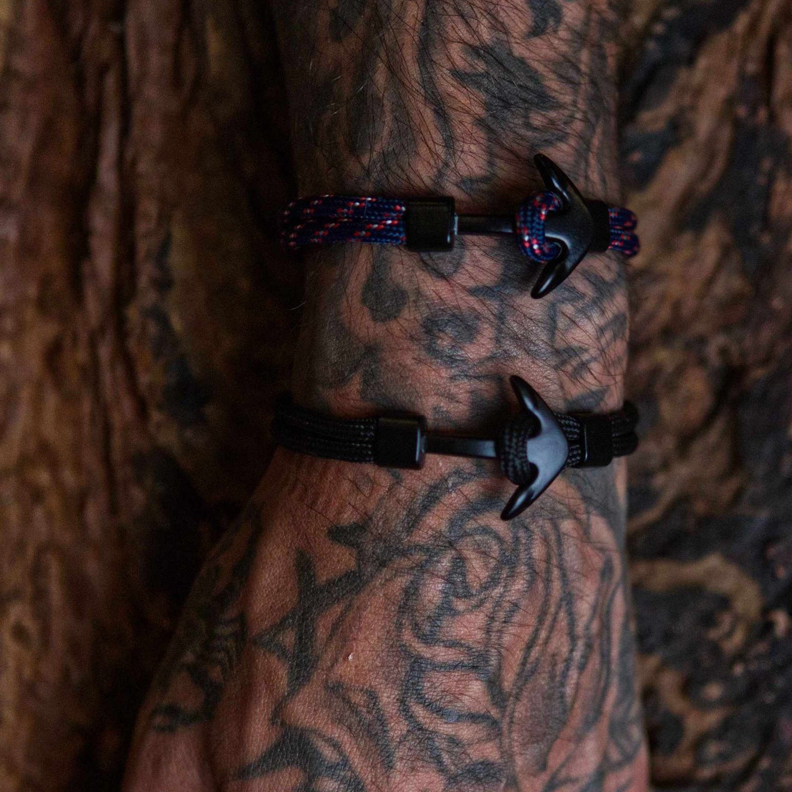 Anchor Rope Bracelet - Black photo 4