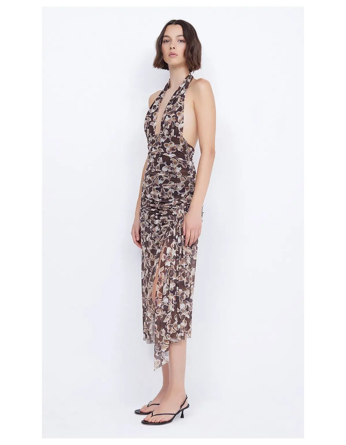 Bec & Bridge Herlani Midi Dress Floral Size AU 6 photo 2