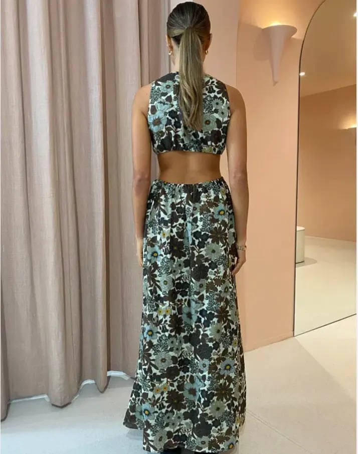 Sir The Label Constantine Cut Out Midi Dress Constantine Size 1 / AU 8 photo 2